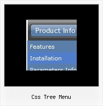 Css Tree Menu Web Page Bars
