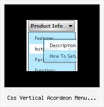 Css Vertical Acordeon Menu Template Vertical Menu With Submenu