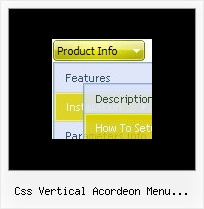 Css Vertical Acordeon Menu Template Web Menu Javascript