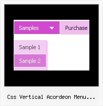 Css Vertical Acordeon Menu Template Menu Css Fade