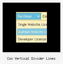 Css Vertical Divider Lines Dhtml Navi