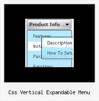 Css Vertical Expandable Menu Dhtml Script Download