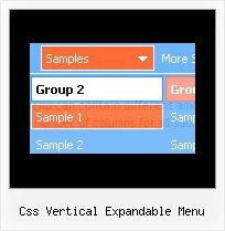 Css Vertical Expandable Menu State Drop Ddown