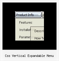 Css Vertical Expandable Menu Treemenu Tutorial