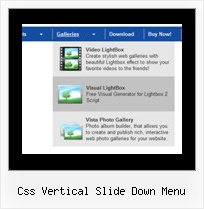 Css Vertical Slide Down Menu Menu Javascript Across Frames