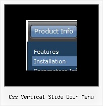 Css Vertical Slide Down Menu Css Tab Menu