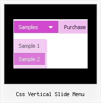 Css Vertical Slide Menu Drop Down Menu Website Javascript