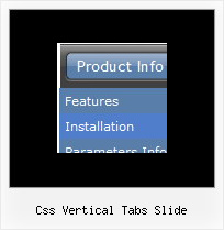 Css Vertical Tabs Slide Example For Dhtml