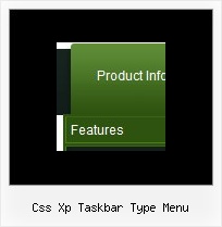 Css Xp Taskbar Type Menu Dynamic List Menus