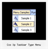 Css Xp Taskbar Type Menu Disable A Drop Down