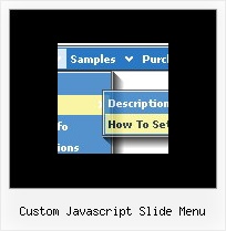 Custom Javascript Slide Menu Xp Javascript Menu