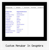 Custom Menubar In Geogebra How To Create A Menubar In Javascript