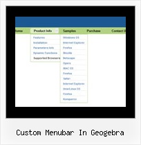 Custom Menubar In Geogebra Css Vertical Drop Down