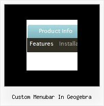 Custom Menubar In Geogebra Side Bar Menu Samples