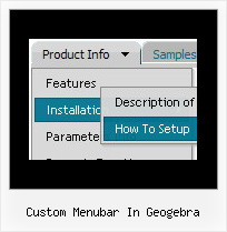 Custom Menubar In Geogebra Html Menu Desplegables