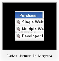 Custom Menubar In Geogebra Tree Sliding Menu