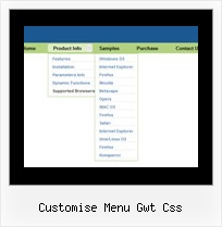Customise Menu Gwt Css Navbar Html Codes