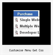 Customise Menu Gwt Css Vertical Scrolling Menu