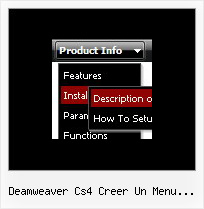 Deamweaver Cs4 Creer Un Menu Deroulant Sliding Javascript Menus