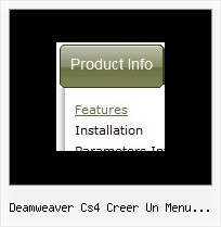 Deamweaver Cs4 Creer Un Menu Deroulant Css Javascript Drop Down Menu