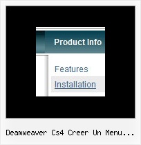 Deamweaver Cs4 Creer Un Menu Deroulant Vertical Dropdown Menu Item Javascript