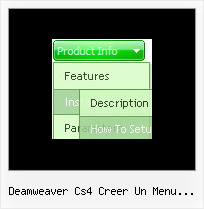 Deamweaver Cs4 Creer Un Menu Deroulant Net Dropdown Menu