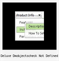 Deluxe Dmobjectscheck Not Defined Tutorial Javascript Menu Bar