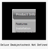 Deluxe Dmobjectscheck Not Defined Horizontal Menu Bar Script