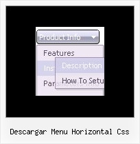 Descargar Menu Horizontal Css Web Menu Download