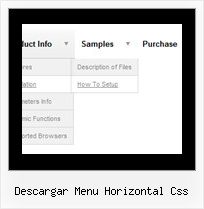 Descargar Menu Horizontal Css Menu In Js