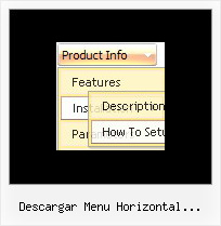 Descargar Menu Horizontal Desplegable Flyout Menu Javascript