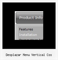 Desplazar Menu Vertical Css Hover