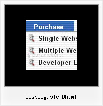 Desplegable Dhtml Html Mouse Over Drop Menu
