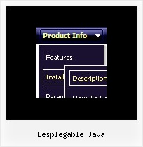 Desplegable Java Menu Bar Examples In Javascript