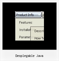 Desplegable Java Drop Down Menu States