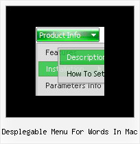 Desplegable Menu For Words In Mac Gratis Menu Buttons