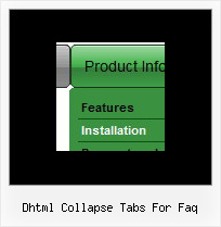 Dhtml Collapse Tabs For Faq Dhtml Menu Vertical Hide