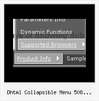 Dhtml Collapsible Menu 508 Compliance Javascript Select Style