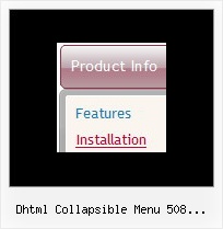 Dhtml Collapsible Menu 508 Compliance Menu Javascript Example