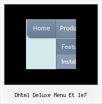 Dhtml Deluxe Menu Et Ie7 Web Pull Down Menue