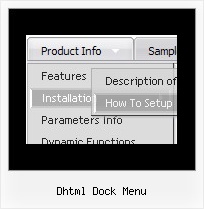 Dhtml Dock Menu Flyout Menu Html