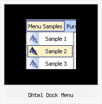 Dhtml Dock Menu Javascript Layers Menu