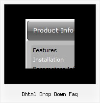 Dhtml Drop Down Faq Menu Links