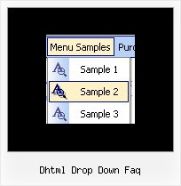 Dhtml Drop Down Faq Javascript Expanding Cascading Menu