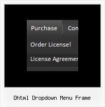 Dhtml Dropdown Menu Frame Sliding Horizontal Menus Javascript
