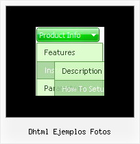 Dhtml Ejemplos Fotos Javascript Horizontal Menu Submenu Sample Download