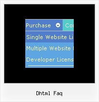 Dhtml Faq Drop Down Navigation Buttons