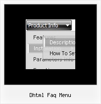 Dhtml Faq Menu Vertical Slide Menus