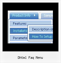 Dhtml Faq Menu Style Dhtml Mouseover