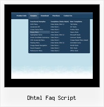 Dhtml Faq Script Cool Menu Effects